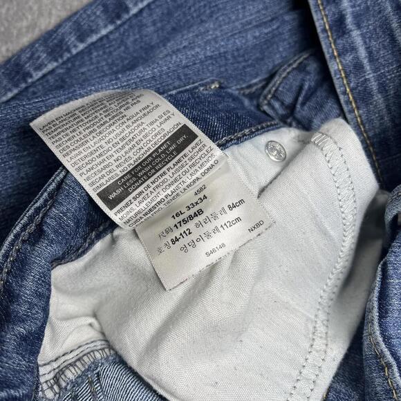 Levi's Signature Woman’s 33 x 34 Mid-Rise Skinny Jeans Light Wash Womans Pajts - Picture 4 of 6